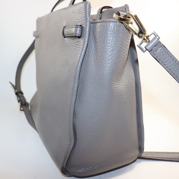 Kate Spade Holden Street Lanie Gray top handle/shoulder bag pebbled leather - Picture 4 of 9